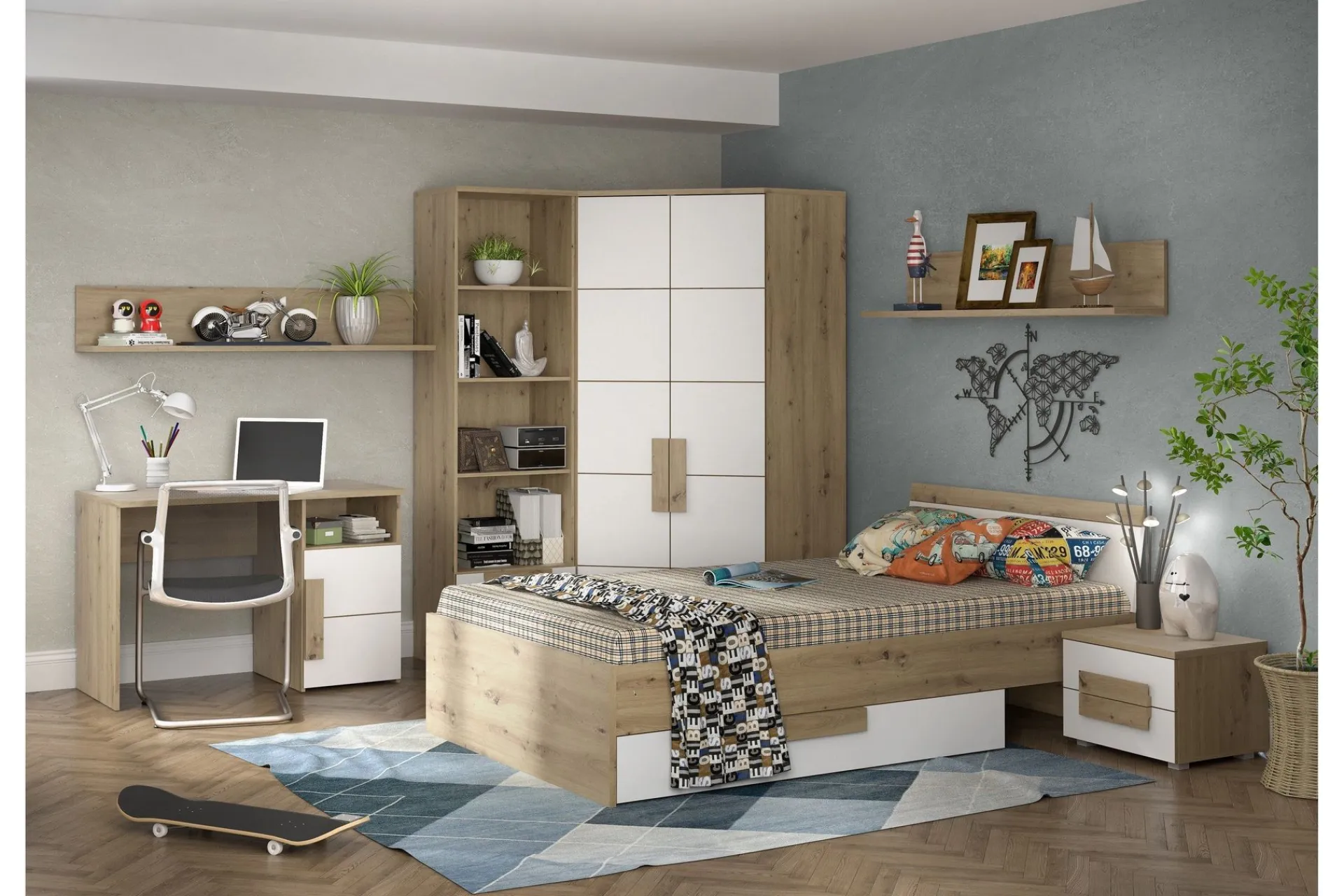 Vegghylle-Eochar Klesstativ 140 cm Brun