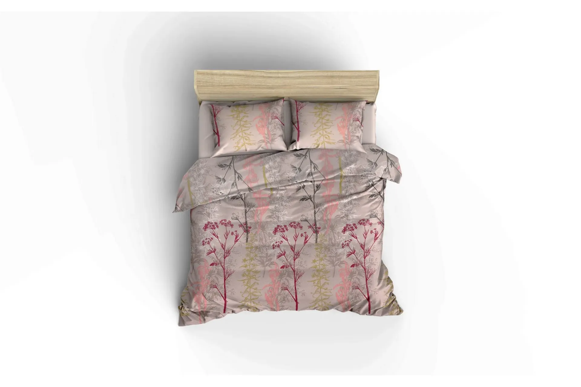 Sengeteppe-Eponj Home Sengeteppe Dobbelt 200x235+Laken+2 Putetrekk Beige,Flerfärgad