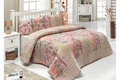 Sengetøysett & Dynetrekksett|Sengeteppe-Eponj Home Sengeteppe Enkelt 160x220+Putetrekk Quiltet Flerfärgad