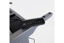Kontorbord-Ergo Bord Elektrisk Sølvgrå/Hvit Hvit,Sølv