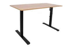 Kontorbord-Ergo Optimal Skrivebord med motor 140x70 cm /Svart tre