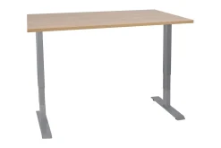 Kontorbord-Ergosum 2 Skrivebord 140 cm Hev- og Senkbart Tre/Natur