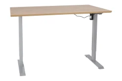 Kontorbord-Ergosum 1 Skrivebord 160 cm Hev- og Senkbart Elektrisk Tre/Natur