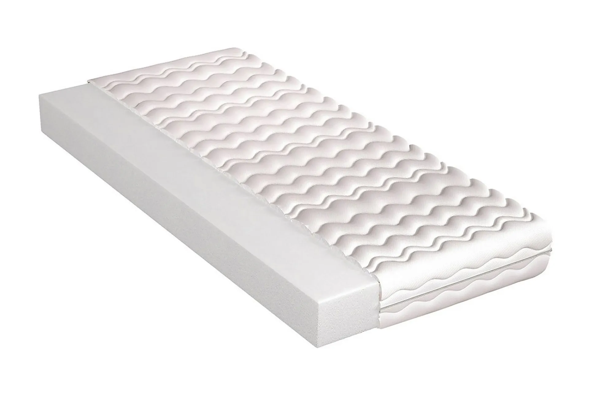 Madrasser|Barneseng & Juniorseng-Ervalla Madrass 90x195 cm Hvit