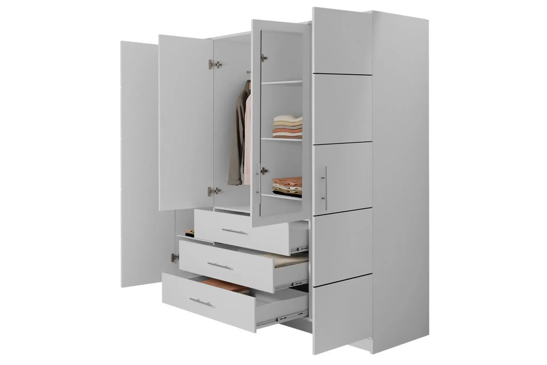 Scandinavian Choice Garderober & Garderobesystem-Escaldes Garderobe 196 cm Plomme