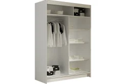 Estella Garderobe Skyvedører Delt Speil