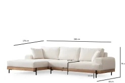 Eti Hjørnesofa 3-seter