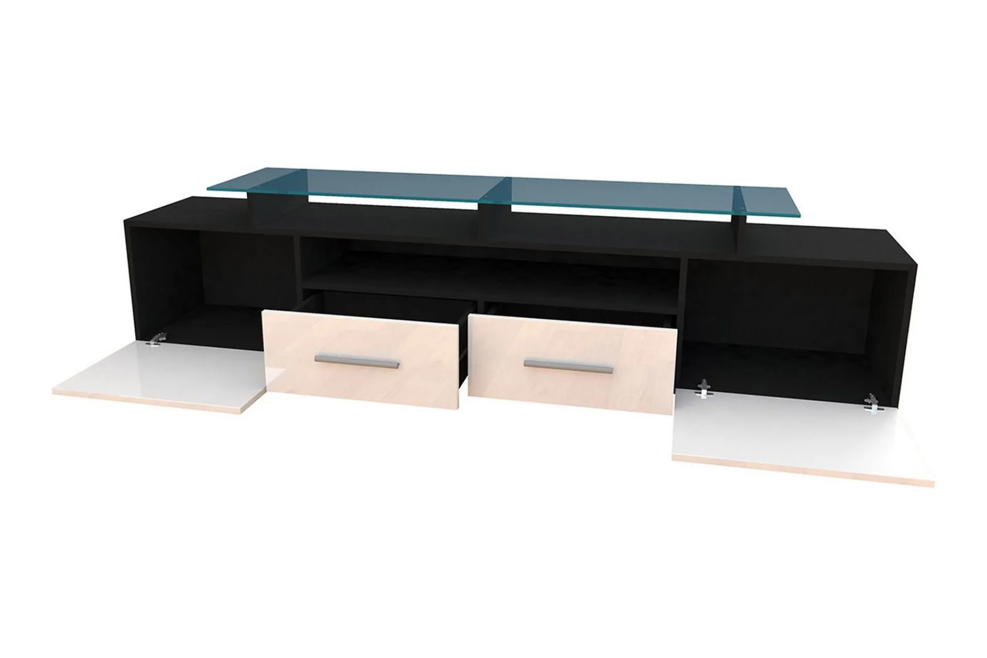 Tv-Benk & Mediabenk-Evora TV-benk 194x39x39 cm Hvit