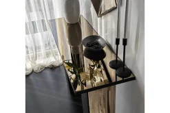 Gangbord|Avlastningsbord-Ezlyn Kommode 105 cm Bronse