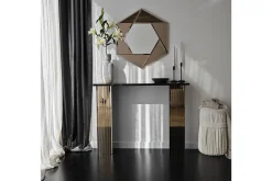 Gangbord|Avlastningsbord-Ezlyn Kommode 105 cm Bronse