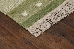 KM Home Moderne Tepper-Fagersta Ullteppe 80x200 cm Grønn