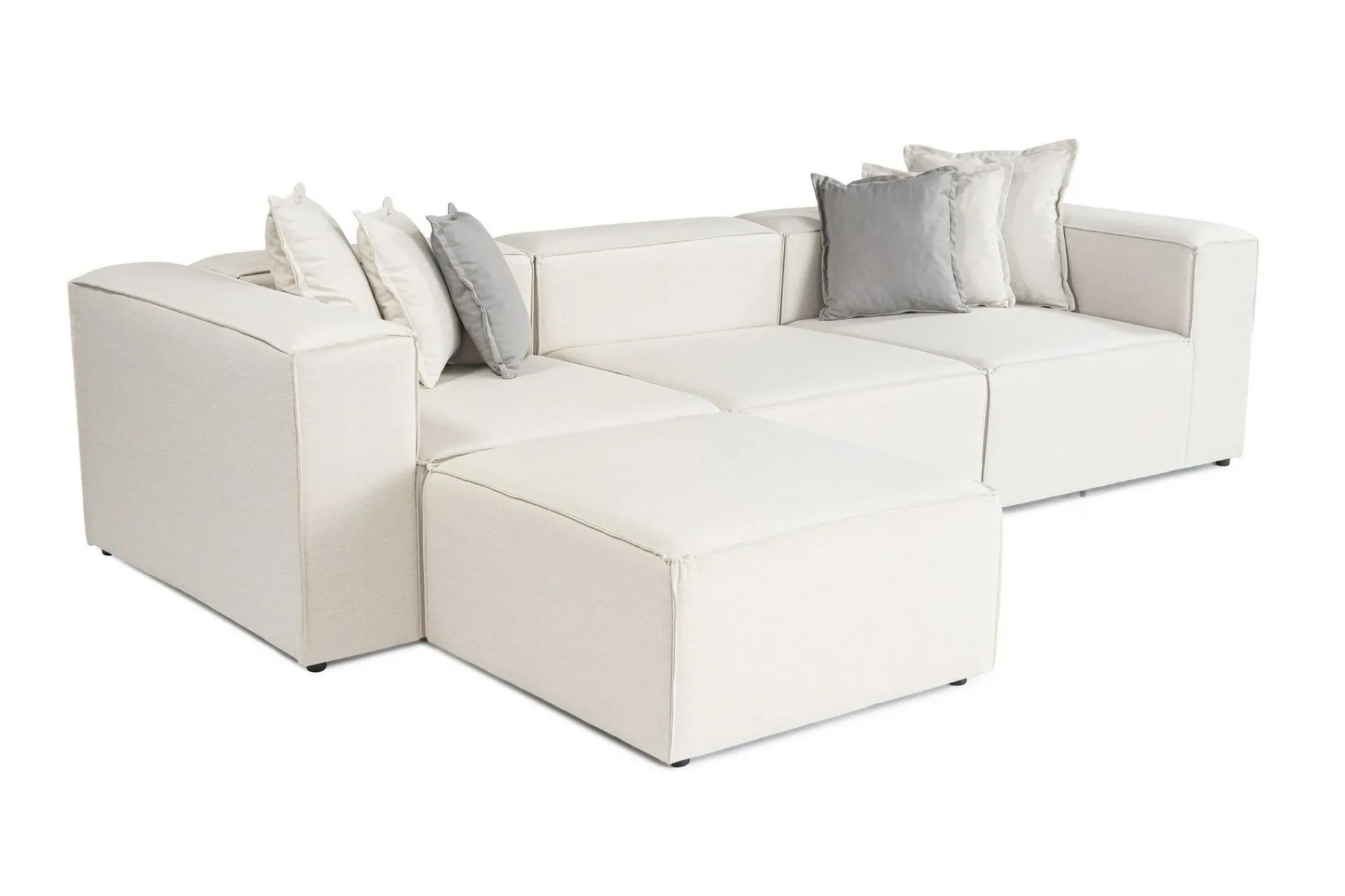 Fahmida Sofa med Sjeselong 3-seter