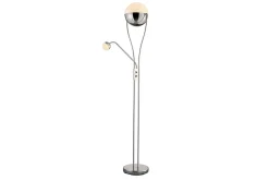 Trio Lighting Stuelampe|Soveromslampe-Falivene Gulvlampe LED Krom