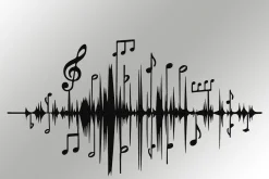Feel the Music Veggdekor