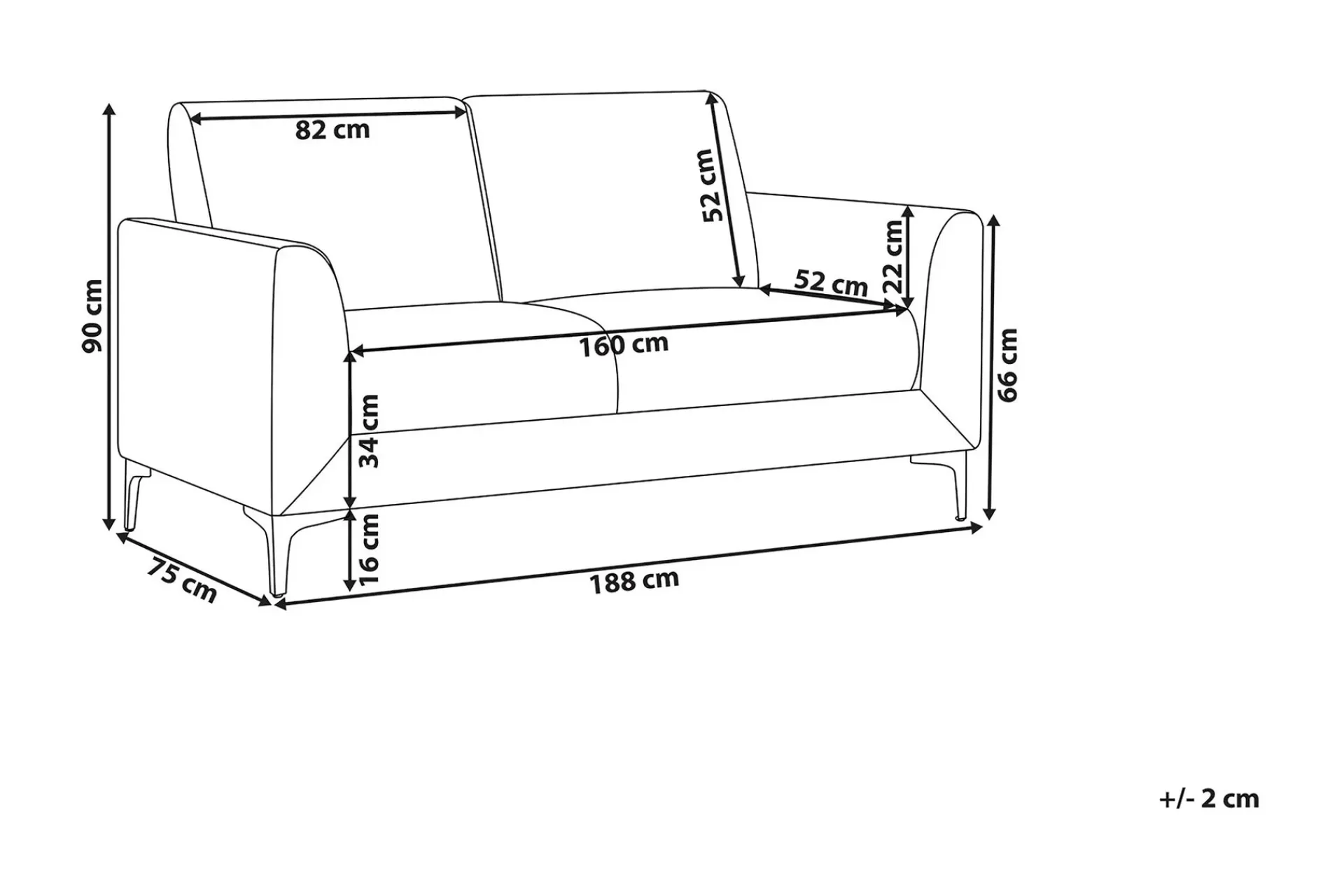 Velour Sofa & Fløyel Sofa-Fenes Sofa 3-seter Grønn