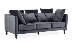 Velour Sofa & Fløyel Sofa-Fenstad Sofa 3-seter Grey