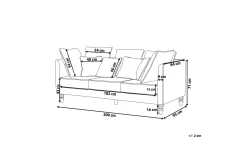 Velour Sofa & Fløyel Sofa-Fenstad Sofa 3-seter Grey