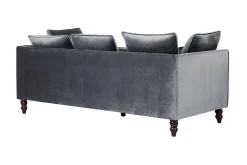 Velour Sofa & Fløyel Sofa-Fenstad Sofa 3-seter Grey