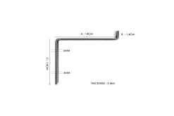 Vegghylle-Fercho Vegghylle 40 cm Valnöt,Svart