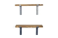 Vegghylle-Fercho Vegghylle 40 cm Valnöt,Svart