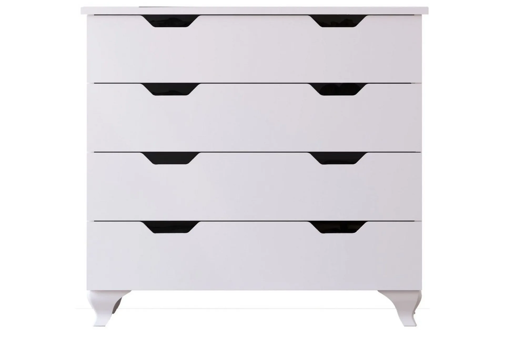 Kommode|Entrekommode-Feylor Hjørnekommode 86 cm Matt hvit