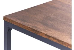 Avlastningsbord-Fintan Sidebord 40 cm Svart,Mørkt tre