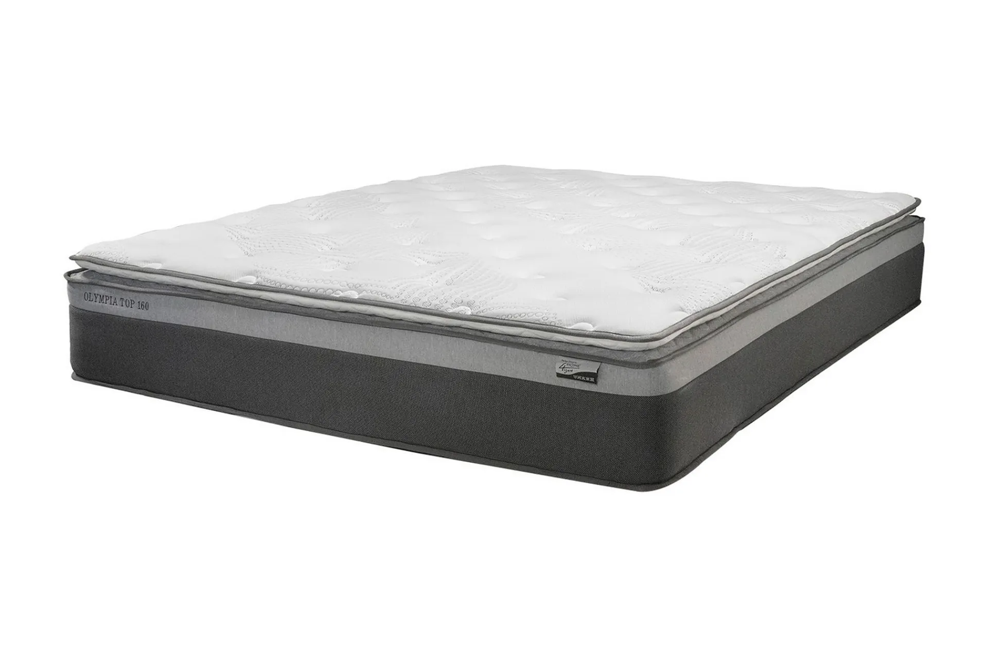 Madrasser-Fjermadrass Harmony Top Pocket 160x200xh33 cm Hvit,Grey