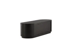 VIND Tv-Benk & Mediabenk-Fjällbacka Tv-benk 160x48 cm Svart