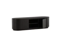 VIND Tv-Benk & Mediabenk-Fjällbacka Tv-benk 160x48 cm Svart