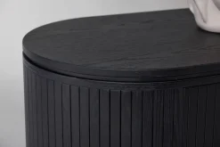 VIND Tv-Benk & Mediabenk-Fjällbacka Tv-benk 160x48 cm Svart