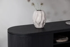 VIND Tv-Benk & Mediabenk-Fjällbacka Tv-benk 160x48 cm Svart