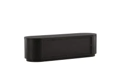 VIND Tv-Benk & Mediabenk-Fjällbacka Tv-benk 160x48 cm Svart