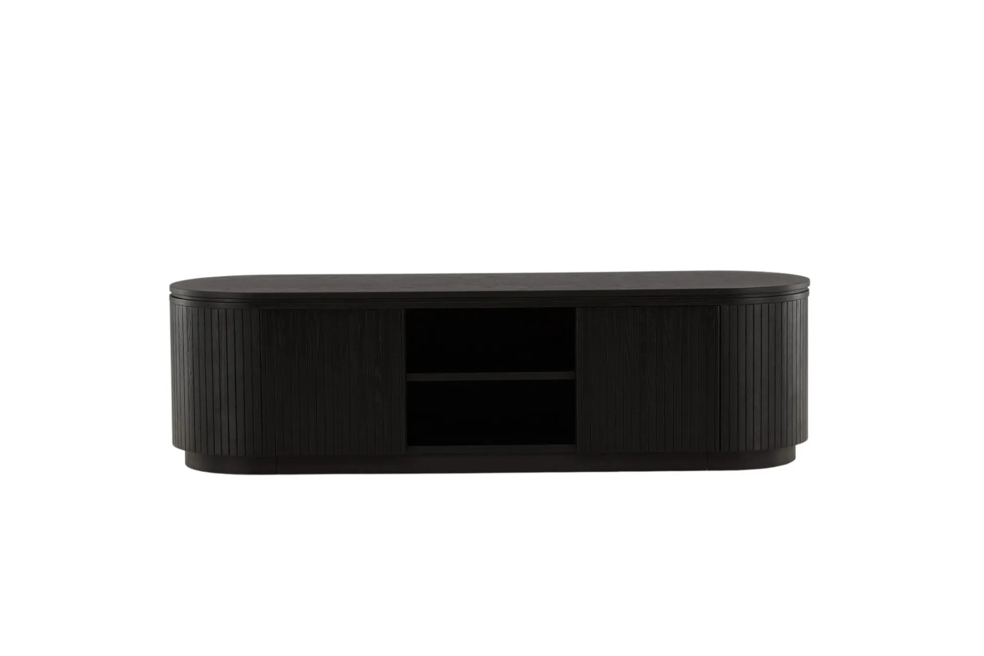 VIND Tv-Benk & Mediabenk-Fjällbacka Tv-benk 160x48 cm Svart