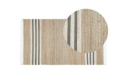Flatvevde Tepper-Flatvevd Mirza Beige,Natural,Grey,Hvit