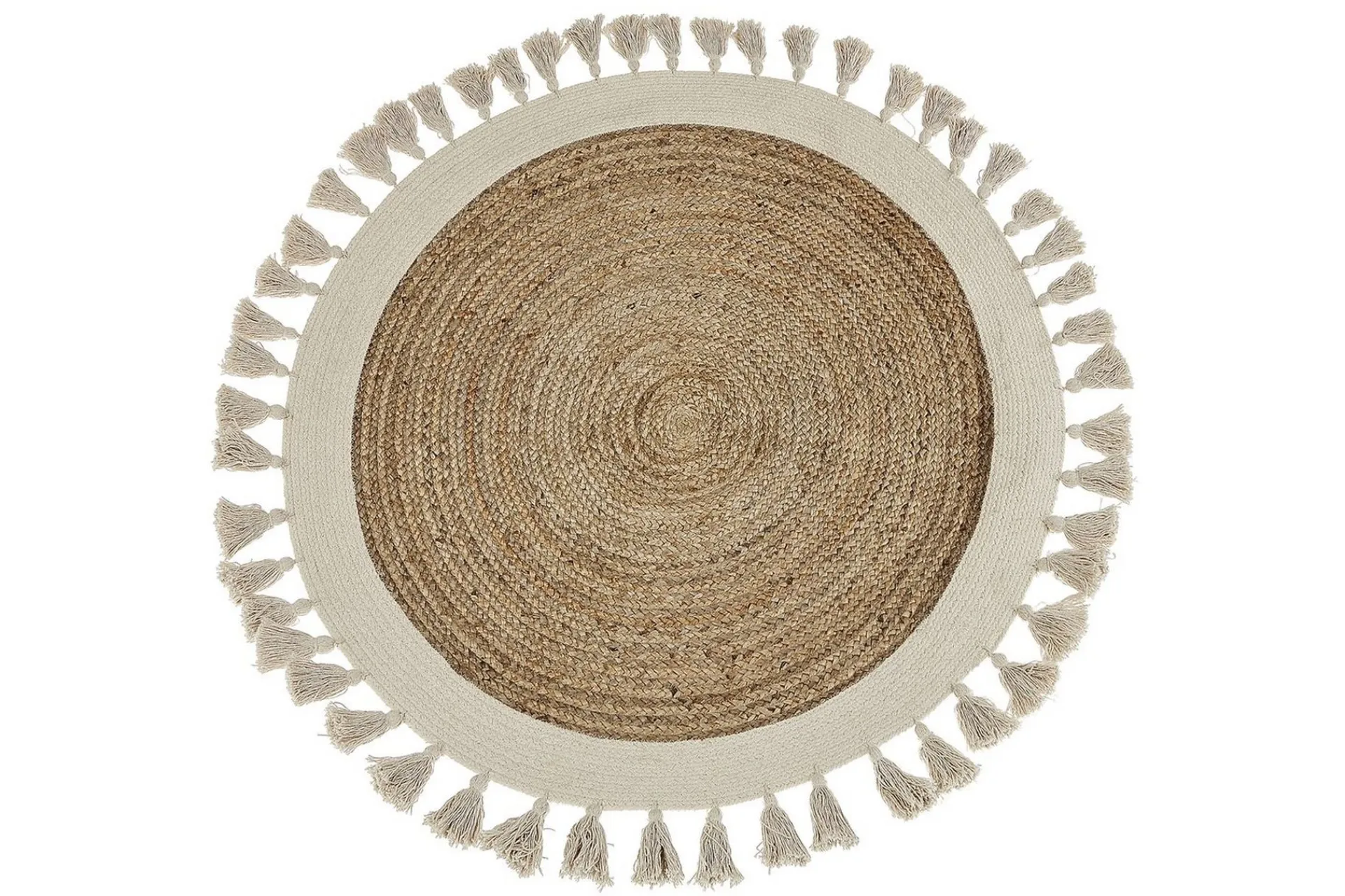 Flatvevde Tepper-Flatvevd Samsun Beige,Hvit