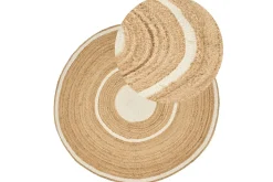 Flatvevde Tepper-Flatvevet Halfeli Beige,Hvit