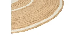 Flatvevde Tepper-Flatvevet Halfeli Beige,Hvit