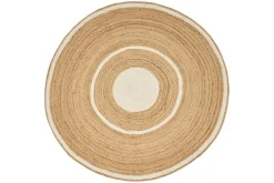 Flatvevde Tepper-Flatvevet Halfeli Beige,Hvit
