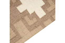 Flatvevde Tepper-Flatvevet Konurtay Beige