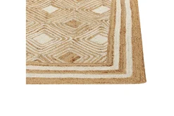 Flatvevde Tepper-Flatvevet Mengen Beige