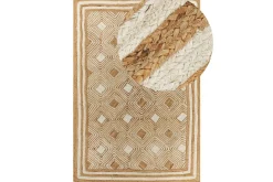 Flatvevde Tepper-Flatvevet Mengen Beige