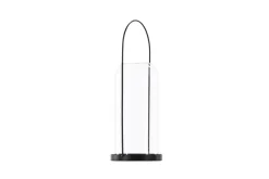 Venture Home Lysestaker Og Lykter-Flora Lyslykt 13x35 cm Svart