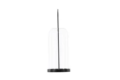 Venture Home Lysestaker Og Lykter-Flora Lyslykt 13x35 cm Svart
