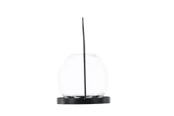 Venture Home Lysestaker Og Lykter|Stearinlys-Flora Lyslykt 14x14 cm Svart