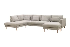Scandi Days Florenz 4-seters Venstrevendt U-formet Sofa med Divan og Sjeselong i Chenille