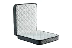 Folding Bed Hvit|Svart