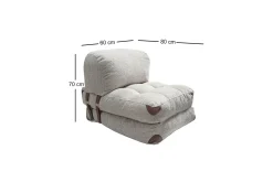 Andrarum Fold Teddy Sovesofa Grå