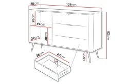 Forba Kommode 138 cm