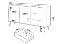 Forba skjenk 164 cm