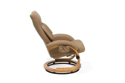 Lenestoler-Force Hvilstol med fotskammel Beige